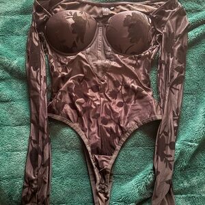 Windsor Black Floral Bodysuit